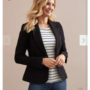 NWT Bravissimo Textured Jersey Blazer, dark midnight blue